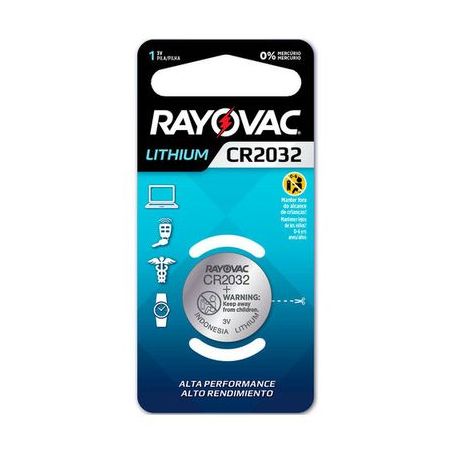 Bateria de lítio rayovac 3v cr2032