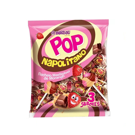 PIRULITO BERBAU CORAÇÃO NAPOLITANO 120G