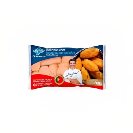Bolinho Bacalhau Mar e Rio 360g Congelado