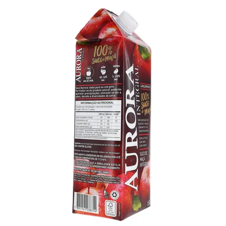 Suco Integral Maça Aurora Cx 1,5l 360-30