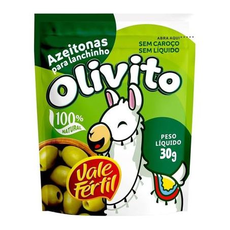 Snack De Azeitona Lanchinho Olivito Vale Fértil 30g