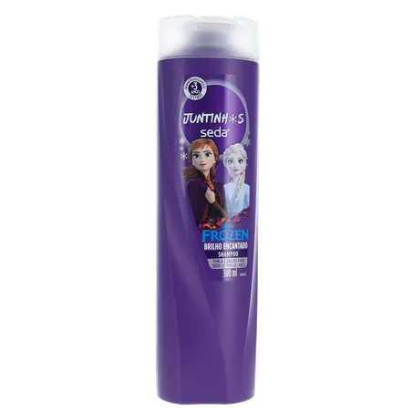 Shampoo Infantil Frozen Seda Juntinhos Brilho Encantado Frasco 300ML 360-35