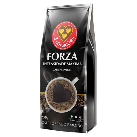 Cafe 3 Coracoes Forza Intensidade Maxima Premium 250G