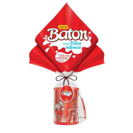 CHOCOLATE GAROTO OVO BATOM C/LATA 150 G           