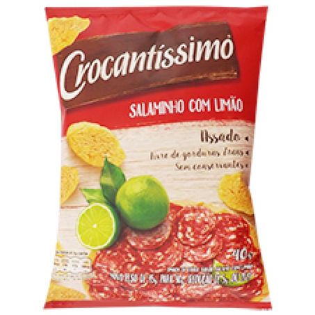 Biscoito crocantíssimo salaminho com limão 40g