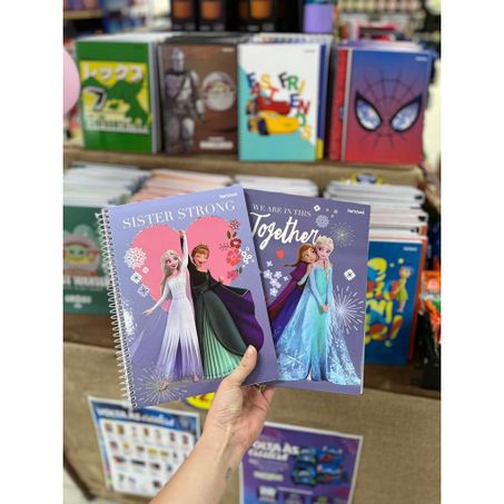 Caderno starschool esp frozen 1m 80f