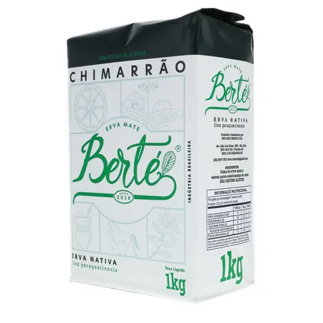 Erva mate berte s-acucar 1kg 360-4
