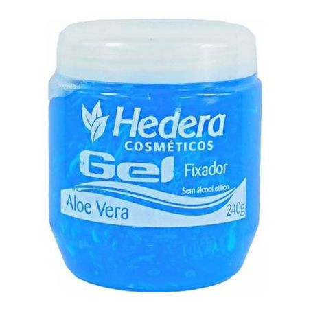 Fixador cabelo hedera 240g aloe vera gel