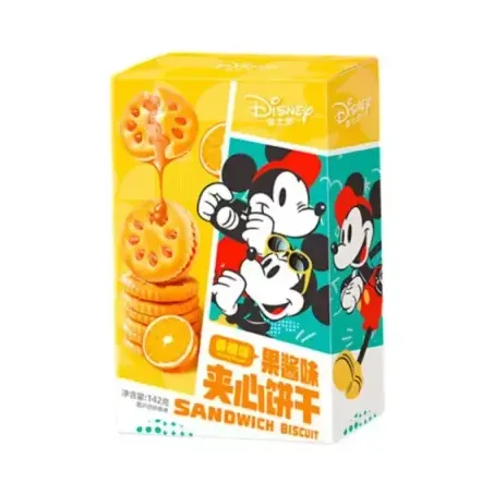 Biscoito Disney Geleia 142g Laranja