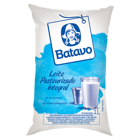 Leite pasteurizado batavo 1 litro