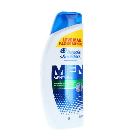 Shampoo Anticaspa Head & Shoulders Menta Ice Frasco 650ml 360-34