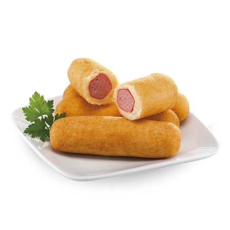 Salgado Oyshi Un Frito Grande Enrolado Salsicha