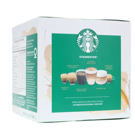 Café com Leite em Cápsula Starbucks Latte Macchiato Nescafé Dolce Gusto Caixa 107,5g 10 Unidades 360-25