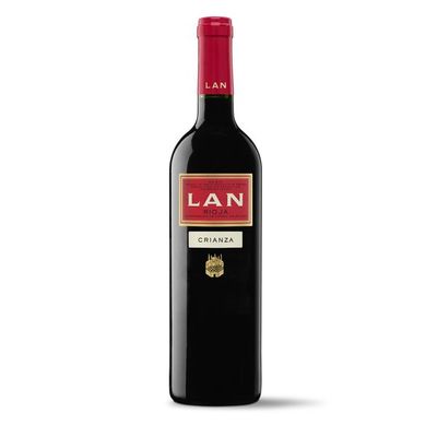 Vinho fino tinto seco crianza bodegas lan 750ml