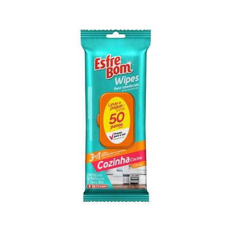 PANO BETTANIN ESFREBOM WIPES COZINHA C/50