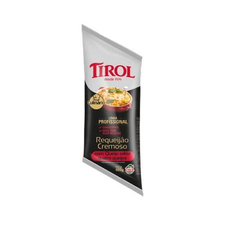 Requeijão Cremoso Tirol 4 Queijos Gourmet Sachê 400g
