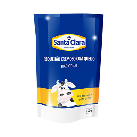 Requeijão cremoso pouch santa clara
