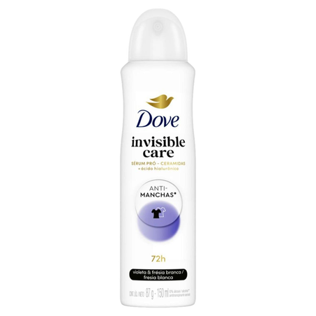 Desodorante Aerossol Dove 89g - Feminino - Invisible Dry