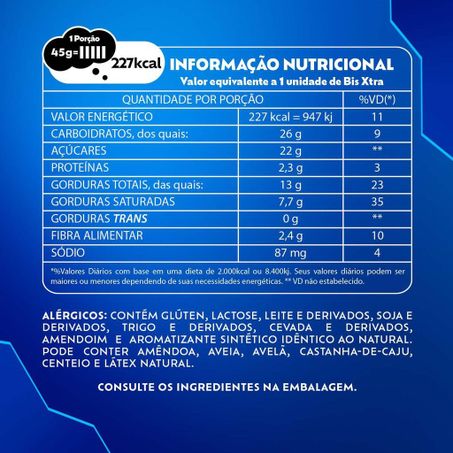 CHOCOLATE BIS XTRA BLACK 45G 360-2