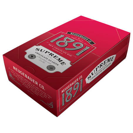 Chocolate barrinha neugebauer 9g 1891 supreme ao leite pcc/40