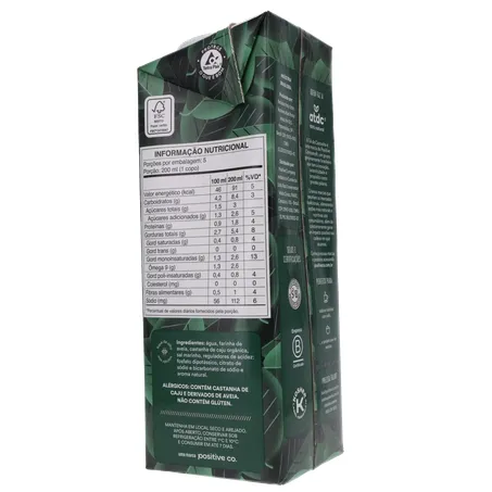 Bebida Vegetal Barista a Tal da Castanha 1L 360-12