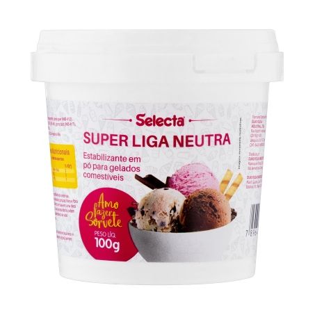 MISTURA P/SORVETE SUPER LIGA NEUTRA SELECTA 100G