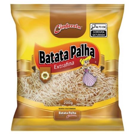 Batata palha cinderela extra fina 200g