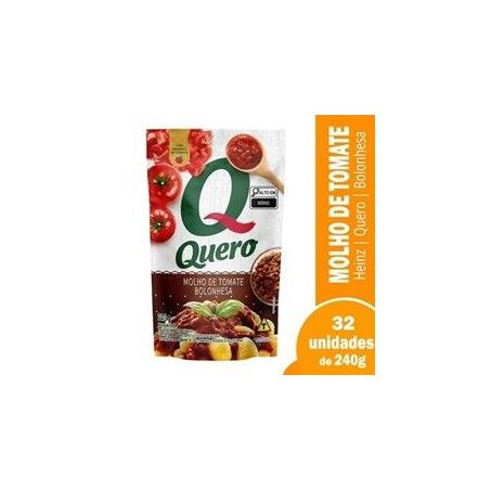MOLHO PRONTO QUERO 240G TRADIC.SACHE CX 32.0