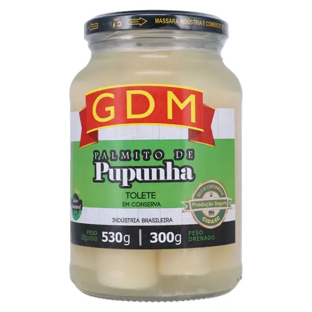 Palmito gdm pupunha tolete 300g 360-1