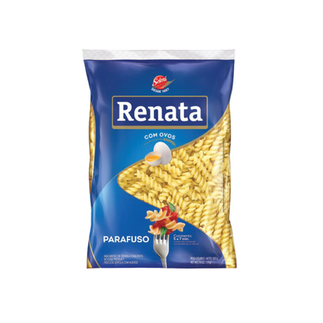 Macarrão com Ovos Parafuso Renata 500G
