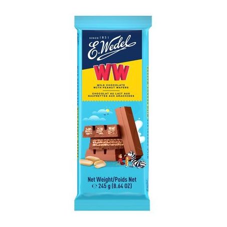 WAFER COM COBERTURA E.WEDEL WITH PEANUT 245G 