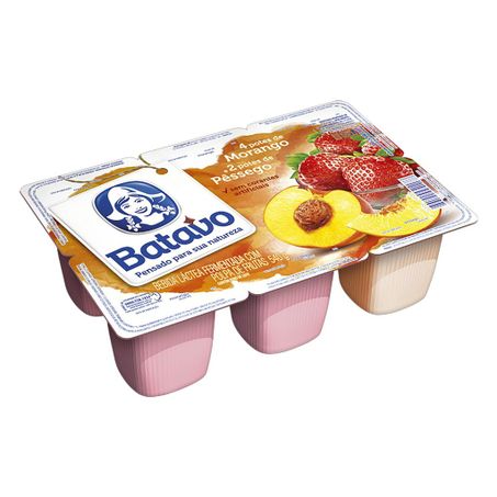 BEBIDA LACTEA BATAVO FERMENTA PO.FRUTA MOR/PES 510G