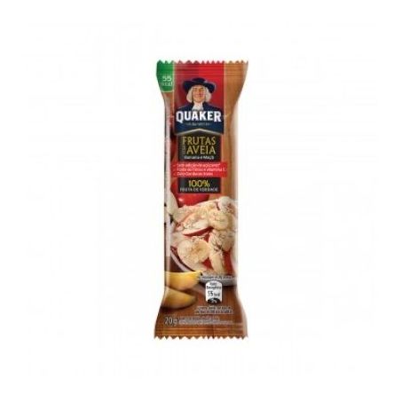 BARRA CEREAL QUAKER FRUTAS E AVEIA BANANA/MACA 20G