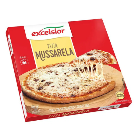 Pizza excelsior 400g sabor mussarela