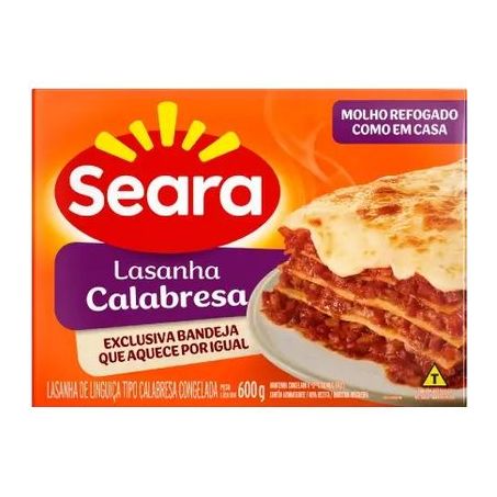 Lasanha seara calabresa 600g