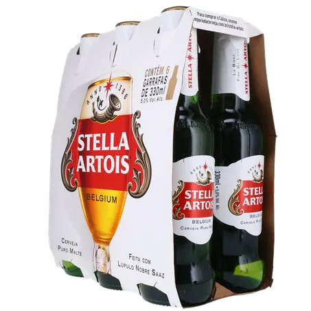 Stella Artois Cerveja Lager 330Ml Long Neck Unidade 360-5