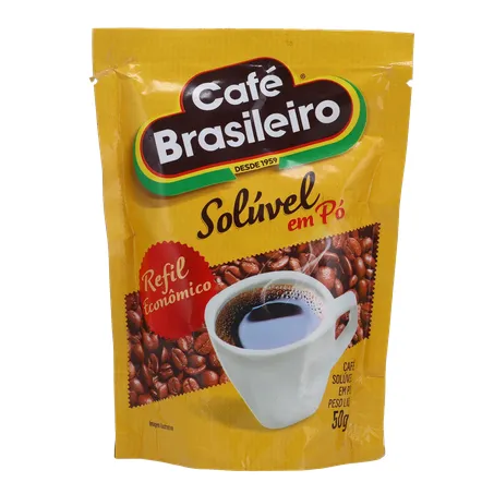 Café brasileiro solúvel sachê 50g 360-0