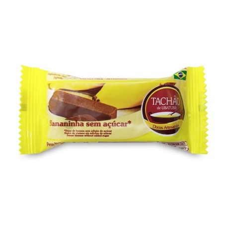 Bananada Sem Açucar Tachão de Ubatuba Embalagem 30G