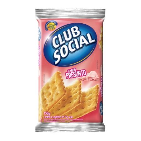 Biscoito club social presunto 141g
