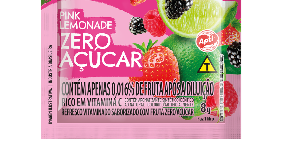 Refresco apti zero pink lemonade 8g
