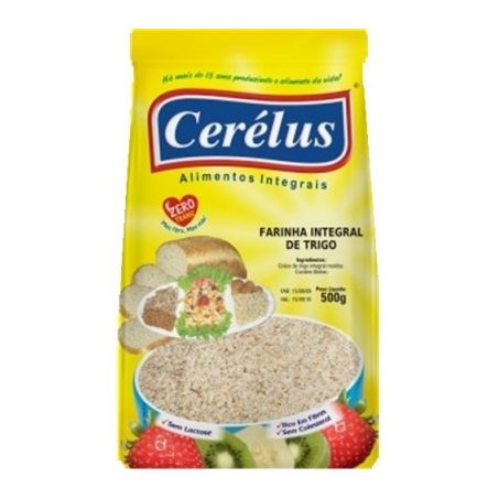 Farinha trigo cerelus integral 500gr