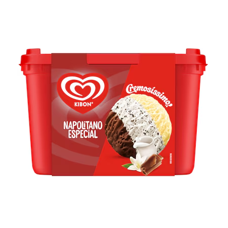 SORVETE KIBON NAPOLITANO ESPECIAL 2L