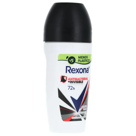 Desodorante Rollon Rexona Antibacterial Invisible 50ml 360-33