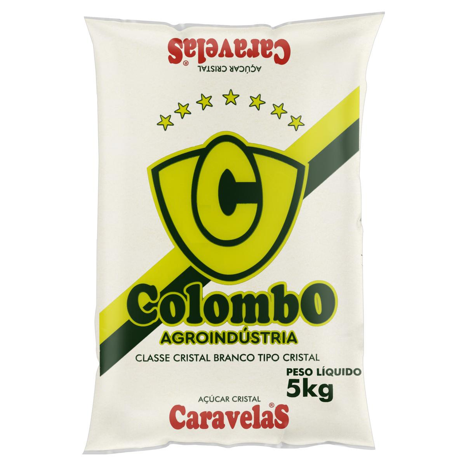 Açúcar Colombo 5kg - Cristal
