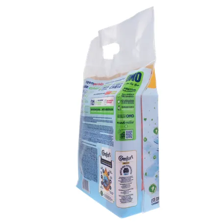 Kit Sabão em Pó Omo Lavagem Perfeita 1,6kg  Amaciante Concentrado Comfort 500ml 360-24