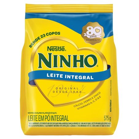 Leite po ninho integral 575g sachet.