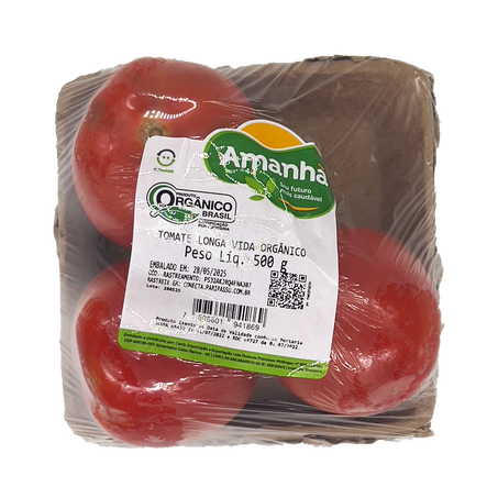 Tomate Longa Vida Amanhã Orgânico 500g