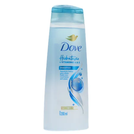 Shampo Dove Hidratação + Vitaminas A & B Squeeze 200ml 360-34