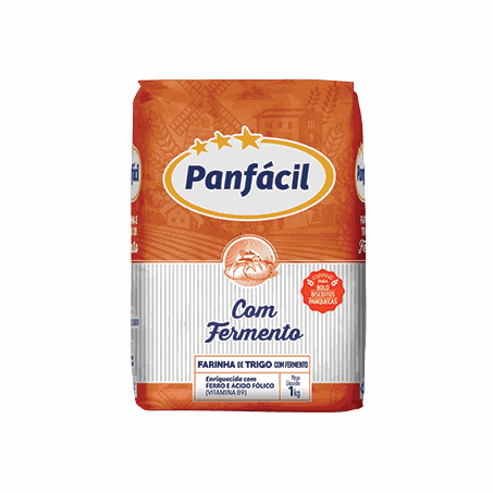 FARINHA TRIGO C/FERMENTO PANFACIL 1KG