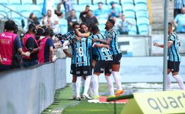 Grêmio goleia o Guarany com gol do estreante Diego Costa